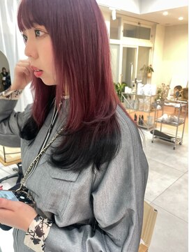 ミテ(mite) エンドカラー/レッドカラー/デザインカラー