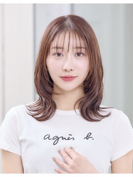 ミチオ ノザワ ヘアサロン ギンザ(Michio Nozawa HAIR SALON Ginza) ミディアムレイヤー/フェイスレイヤー/くびれヘア/アッシュ