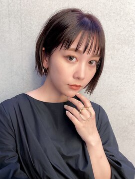 ヨー(Yoh-) 【外ハネボブ/阿部達哉】切りっぱなしボブ/ショートボブ