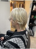 #黒髪#ボブルフ#ネビージュ#小顔#ワンレン