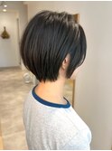 小顔ショート 【相馬】 #小顔補正立体カット#仙台髪質改善