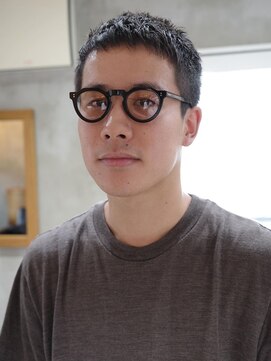 サンアタゴノット(san.atagonot) 前髪下ろしのベリーショート/似合わせメンズカット