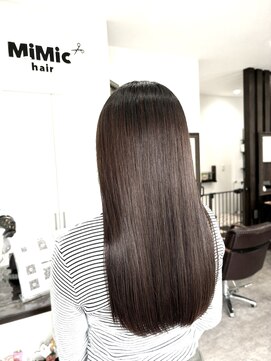 ミミックヘアー(MiMic hair) 酸性ストレート、ロング【酸性ストレート/縮毛矯正/桐生美容室】