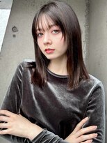 似合わせ小顔レイヤーミディ_銀座/髪質改善