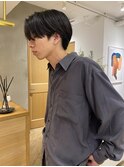 ベリーショート/ダークアッシュ/ニュアンスパーマ/韓国マッシュ