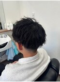 ブルーブラック/スペインカール/スパイキーショート/川口