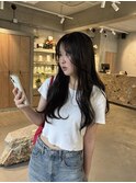 透明感ブラウンカラー