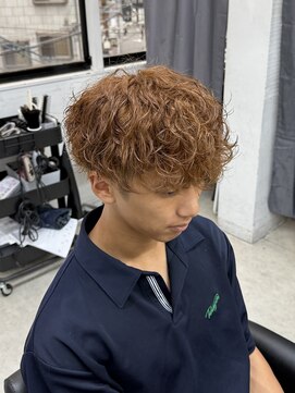 サン 大阪梅田(SUNC) 【シャドウパーマ】【ブラウンカラー】【外国人風カラー】