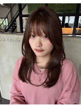 ヴィオラカラー(VIOLLA COLOR) 小顔見せ×ナチュラルレイヤー/小倉