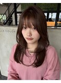 小顔見せ×ナチュラルレイヤー/小倉