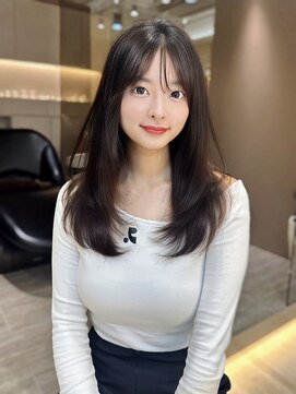 ロンドガーネット 池袋(Lond garnet) イメチェン外ハネボブ髪ワイドバングレイヤー髪質改善縮毛