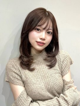 セラン 表参道(Celan) ミディアムレイヤー 髪質改善 表参道