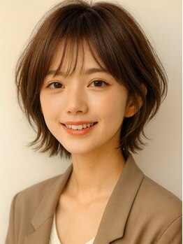 伸びてもキレイな顔周りや後ろ姿にこだわりのカット技◎毎朝のセットも楽ちん♪小顔や骨格のお悩みも解消◎