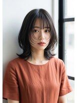 フェアリーテール 高坂店&nbsp;クール可愛い♪外ハネレイヤーミディ