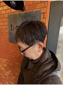 マッシュショート×ツーブロック