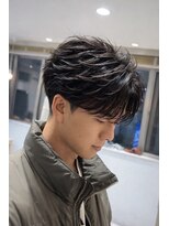 アイトーキョープラスシー 横浜(AI TOKYO+Sea)&nbsp;MEN’S横浜/センターパート/フェザーパーマ/毛流れパーマ/高島町