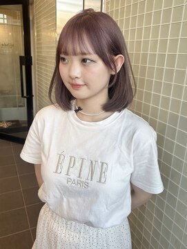 Ｅｍｂｅｌｌｉｒ.2nd ブリーチ/ダブルカラー/ブリーチなしダブルカラー/ケアブリーチ lavender♪