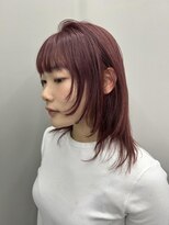 バディ 中野駅前店(BUDDY)&nbsp;ピンクバイオレット/レイヤーカット【中野美容室】