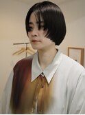 ボブショート顔まわりレイヤーマンツーマン横浜石川町30代40代