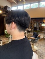テントヘアー(tent hair)&nbsp;収まりの良いマッシュショート