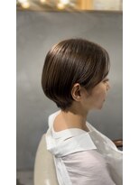アンビエンテ(ambiente)&nbsp;丸みショート【艶ベージュカラー】末友