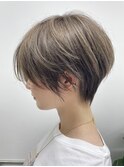 乾かすだけで決まるハイトーンショート