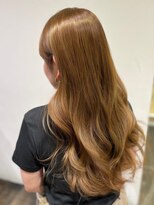 パトゥ 烏丸(patou) レイヤーカット ブリーチなしWカラー