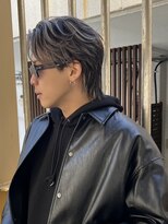バロンドール 金沢文庫(Ballon d'or) ハイライトウルフ/アッシュブラック/マッシュパーマカルマパーマ