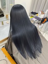エクラ(ECLAT)&nbsp;縮毛矯正×ブルーブラック