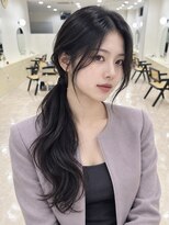 モト 船橋(moto)&nbsp;韓国アイドル艶髪ロングローポニー顔周り後れ毛ヘアセット船橋