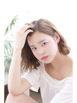 ヘアアンドメイク エジェリ(hair&make egerie) ウェーブボブ インナーカラー 恵比寿