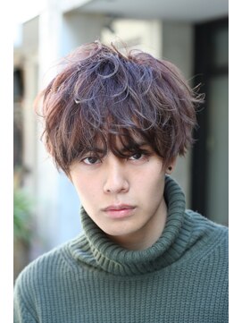 ブークル(boucle) 外国人風無造作ショートクラウドマッシュ