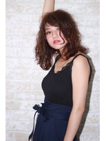 ソア 武蔵小杉(SOAR) モードな3Dカラーのミニマムボブノットヘアonジグザグバング