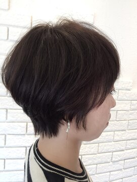 イデー ヘアサロン(idee Hair Salon) 癖を活かしたショートスタイル＊