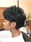 メンズポイントパーマ