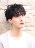 抜け感無造作くせ毛風スパイラルパーマ