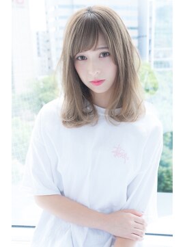 ライリー(riley) riley大人かわいいワンカールふわミディ