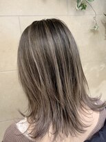 リー ヴィータ 上新庄(Lee Vita)&nbsp;バレイヤージュ/毛先パーマ/ことりベージュ/ウォーターフォール