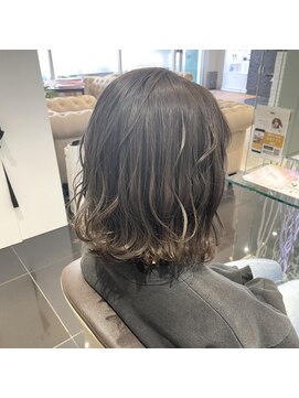 ネオヘアー 京成曳舟店(NEO Hair) 外ハネミディ×モカグレージュ【木村】