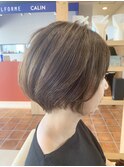 丸みショートボブ
