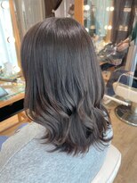 ネオリーブ チロル 横浜西口店(Neolive CiroL.)&nbsp;透け感グレージュ　韓国風