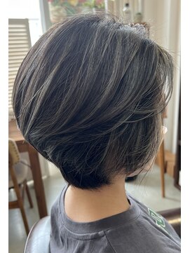 ヘアーアンドメイク グルック(hair&make Gluck) コントラストハイライトxグレージュ