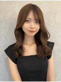 韓国ヘア/ツヤ感ヘア/ブラウンカラー