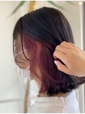 イヤリングカラーピンクパープル