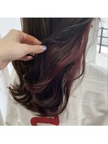 イオエ 岡本(ioe)&nbsp;イメチェン/フルバング/似合わせ/レッドブラウン/デジタルパーマ