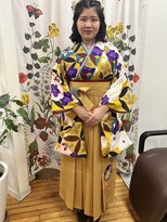 美容室 シック(Chic) 卒業式ハーフアップ