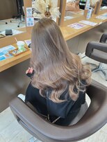 チェレ アズーリ 狭山店(Chere azuri)&nbsp;ブリーチなしラテベージュ/ナチュラルグラデーションカラー