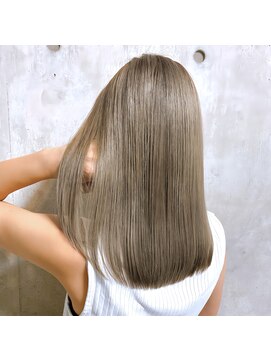 タム(tam) Wカラー　ミルクティーグレージュ