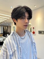 ジーナ 高田馬場(Zina)&nbsp;＊アッシュブラックセンターパート＊美髪【Zina高田馬場】