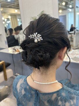トッカ ヘアアンドトリートメント 難波店 結婚式やディナーに☆シニヨンアレンジ